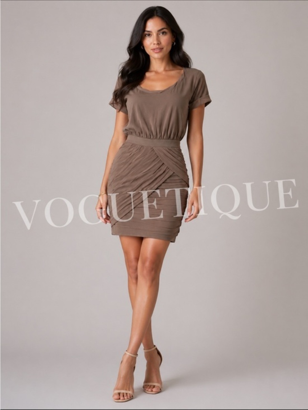 Diane von furstenberg Brown mini dress
